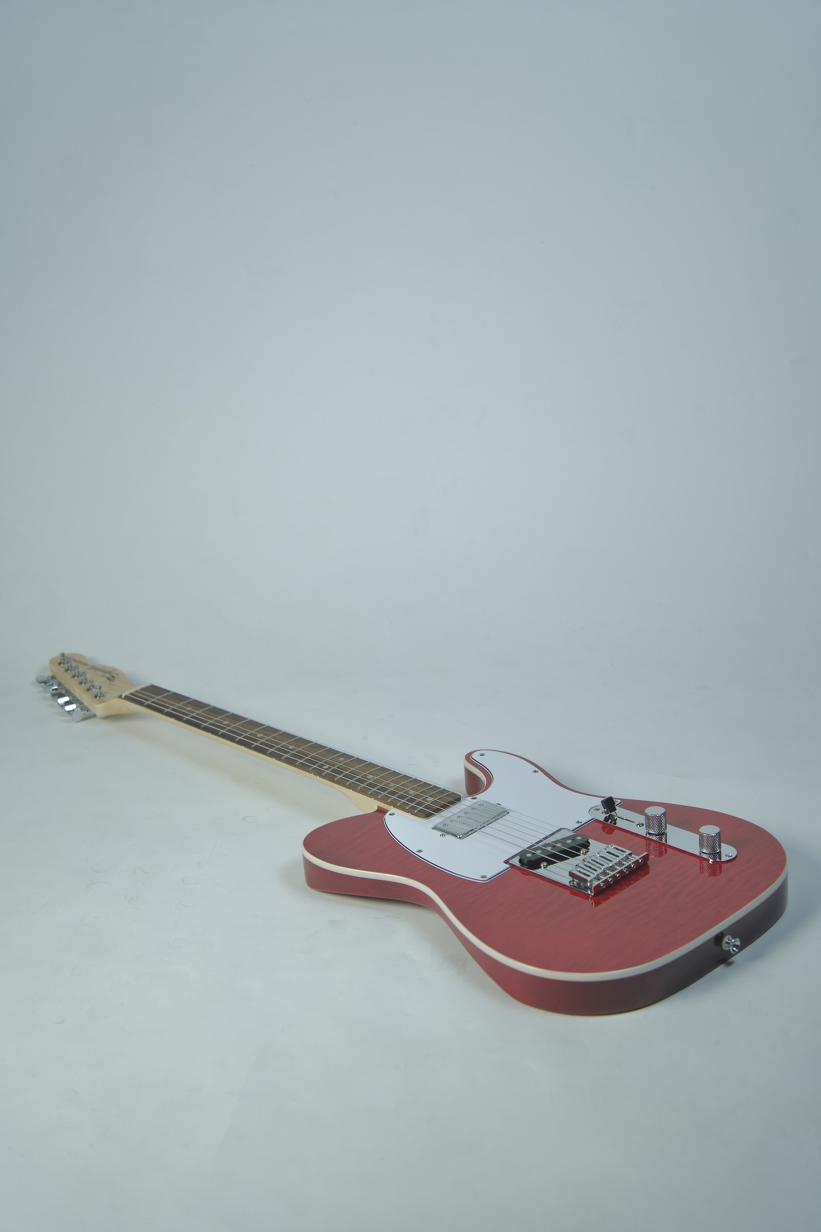 Squier Affinity Series Telecaster FMT SH Electric Guitar Transparent Crimson9.jpeg
