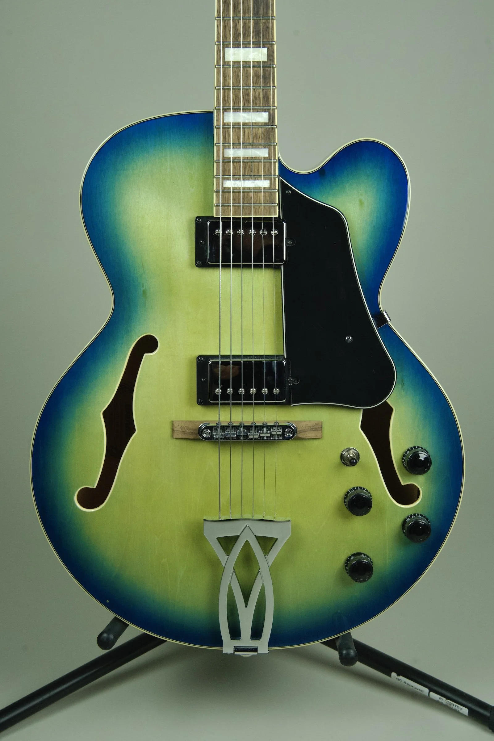 Used Ibanez AF75 Hollowbody Electric Guitar - Jet Blue Burst