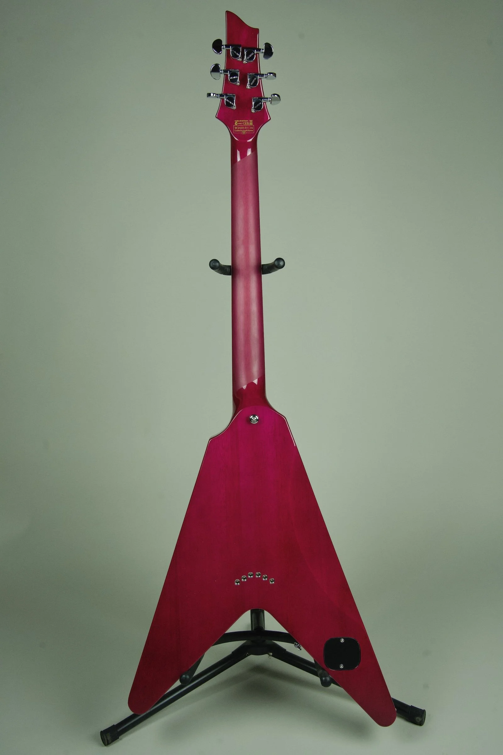 Schecter V-1 Custom Electric Guitar - Trans Purple9.jpeg