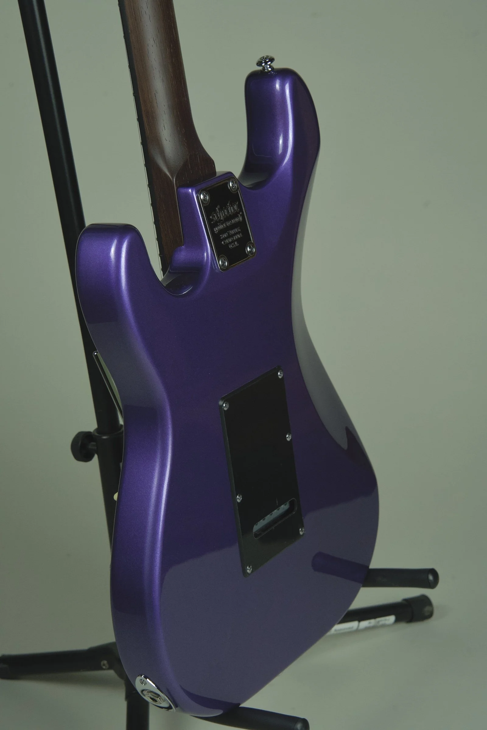Schecter Nick Johnston Traditional HSS 10th Anniversary Electric Guitar - Atomic Violet13.jpeg