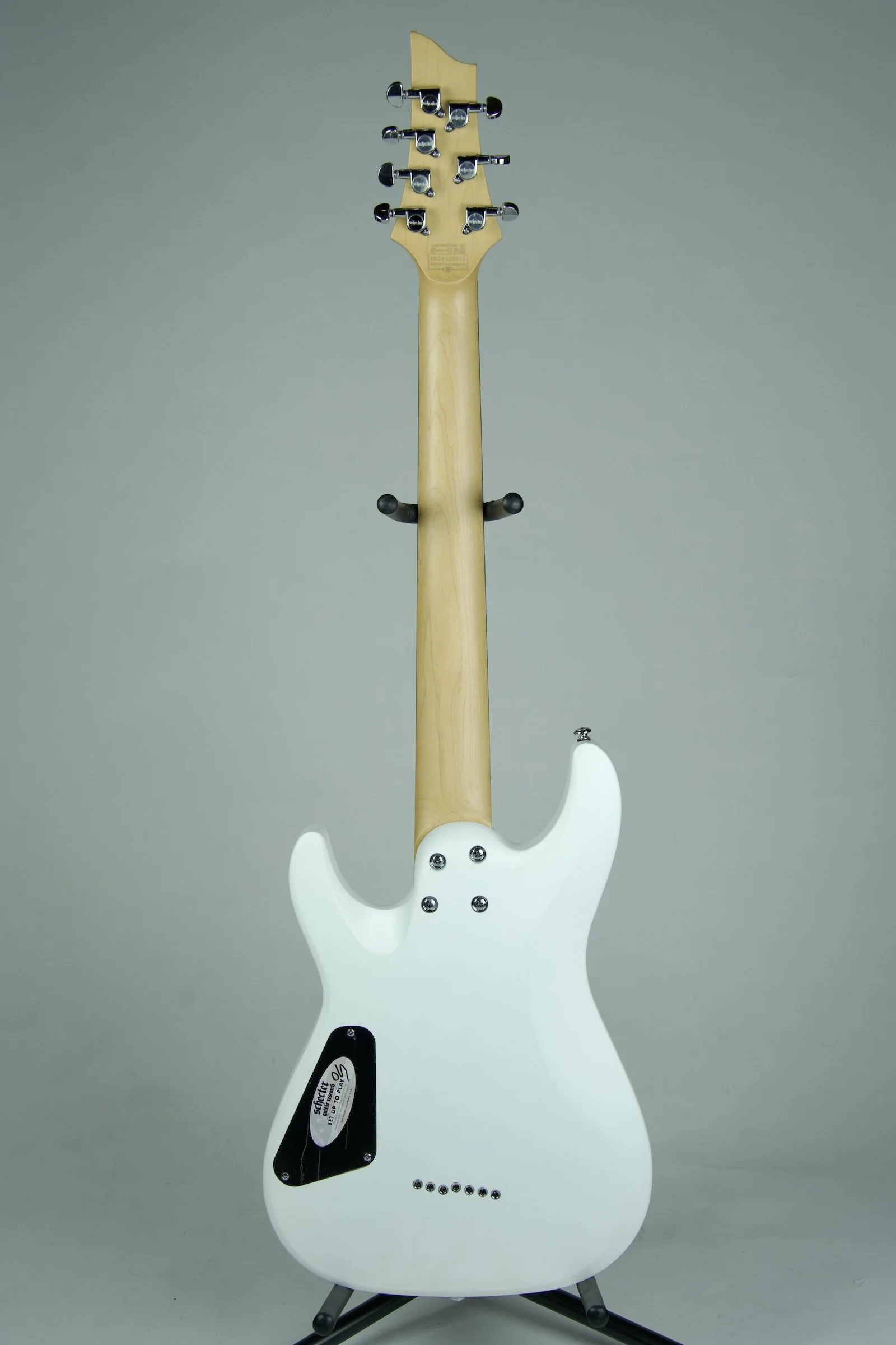 Schecter C-7 Deluxe Satin White Electric Guitar4.jpeg