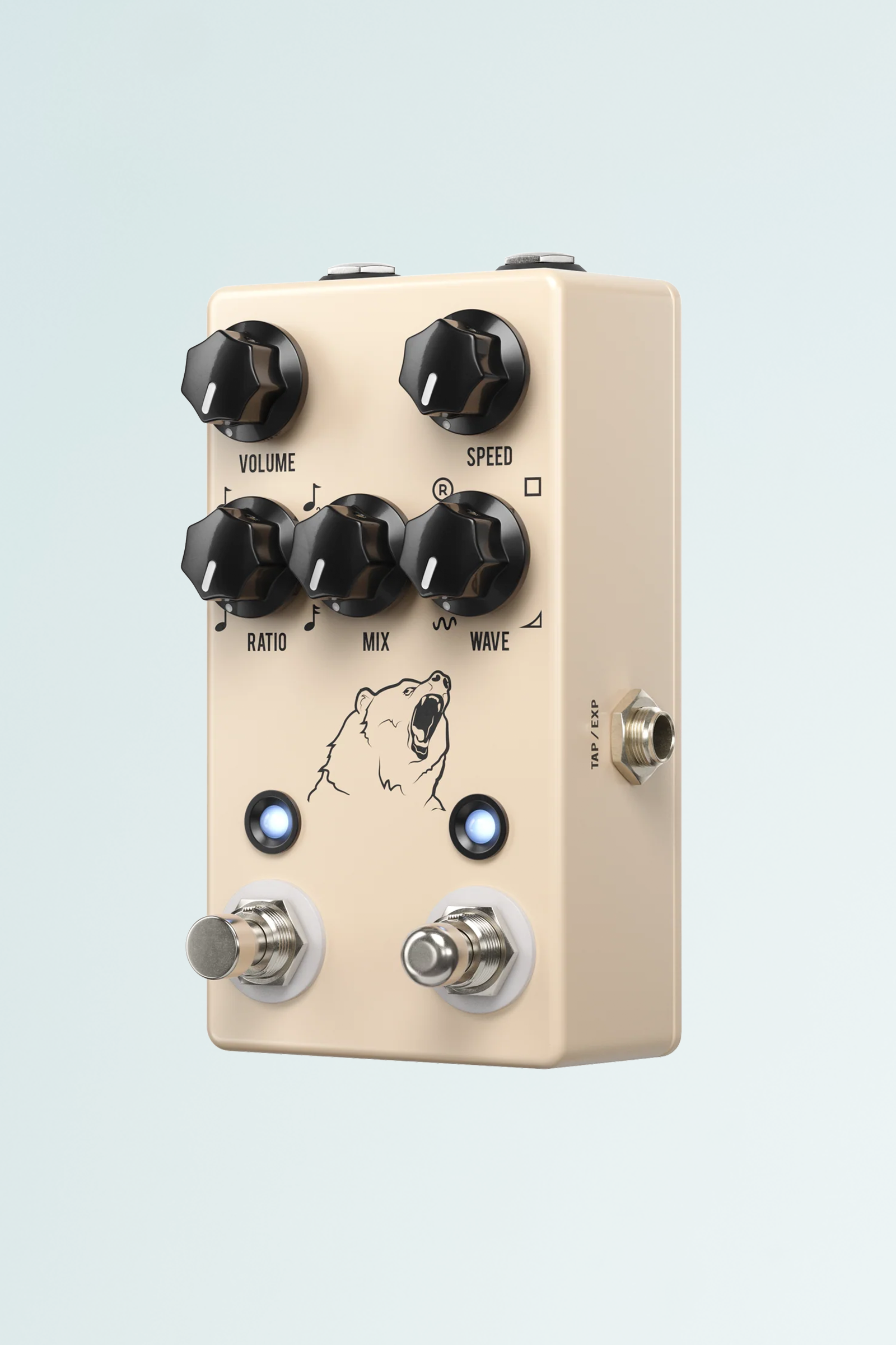 JHS Kodiak Tremolo Pedal Side.png