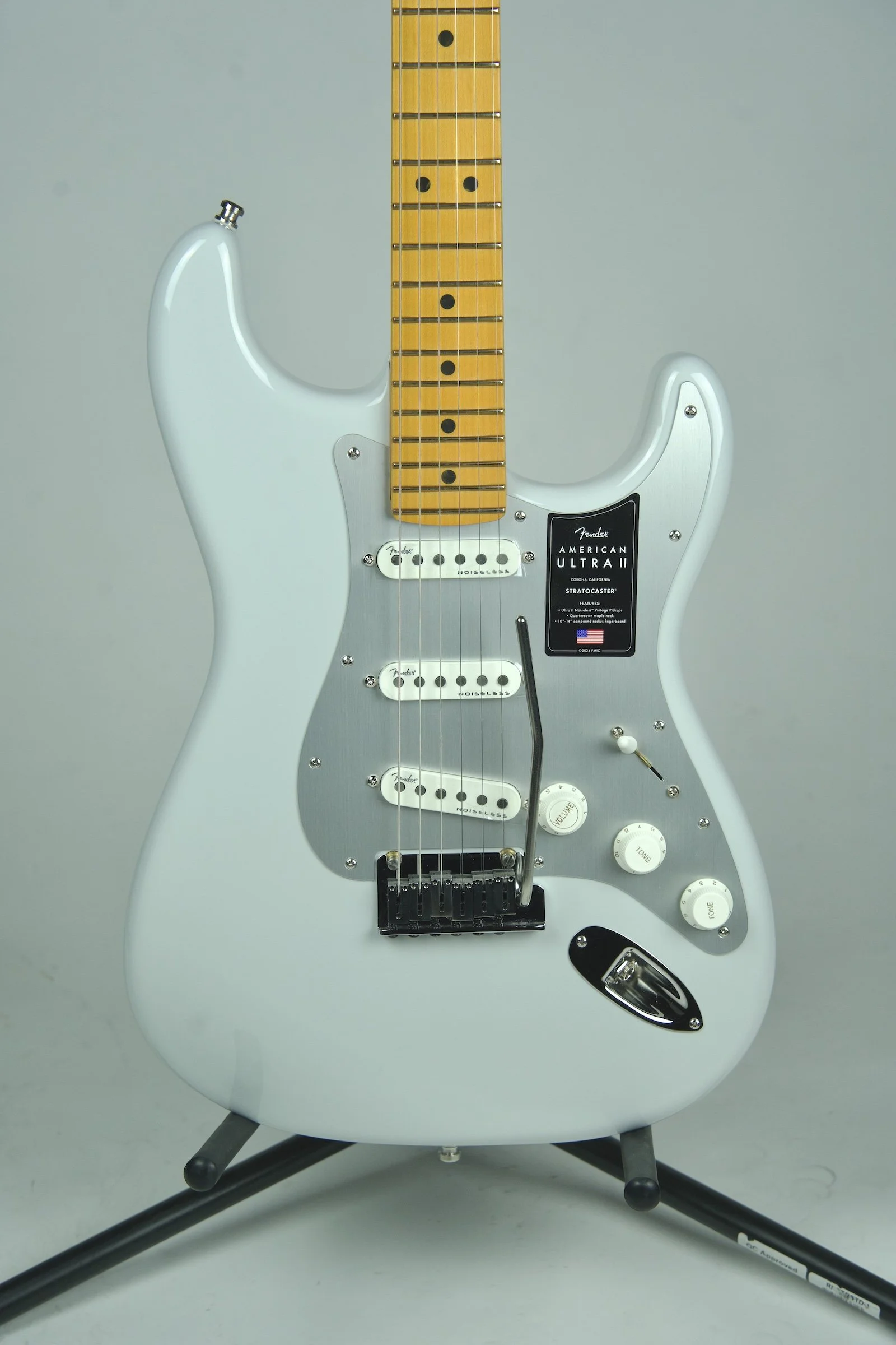 Fender American Ultra II Stratocaster Electric Guitar - Avalanche