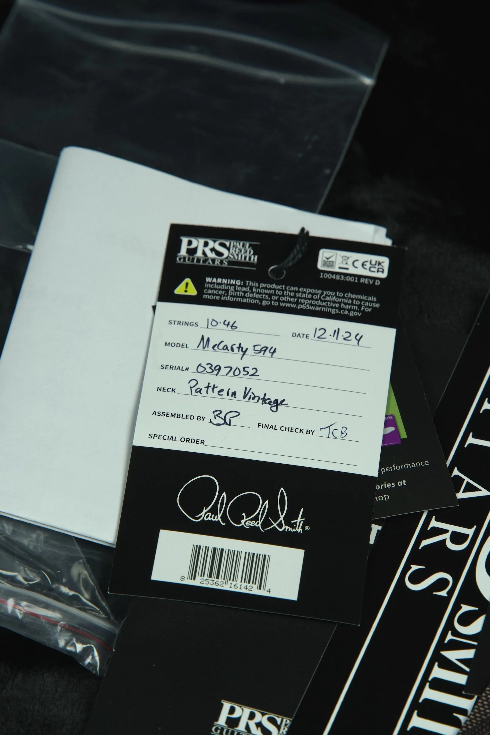 PRS McCarty 594 Electric Guitar - Painters Choice5.jpeg