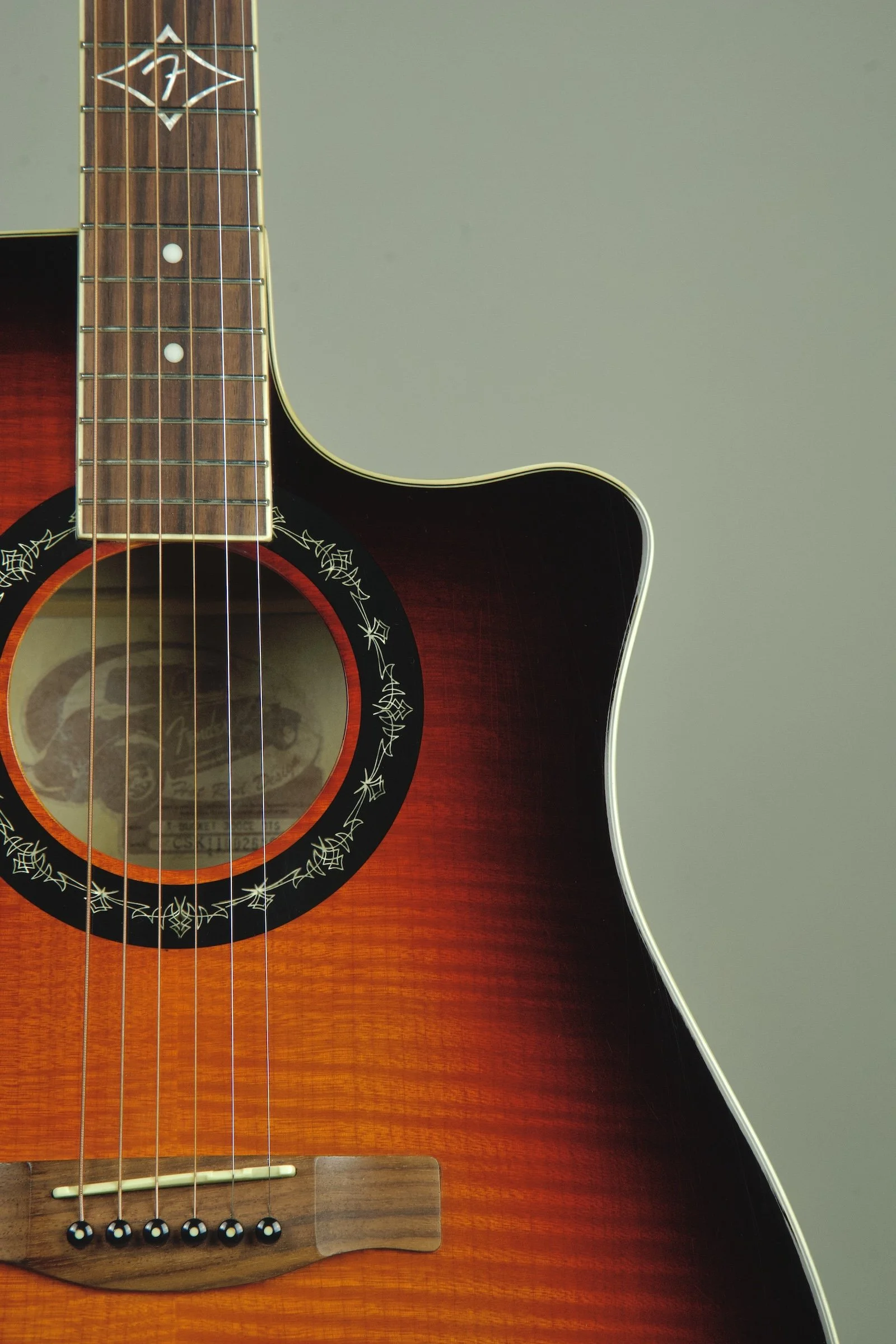Used Fender T-Bucket 300ce Acoustic Electric Guitar - 3-Color Sunburst 5.jpeg