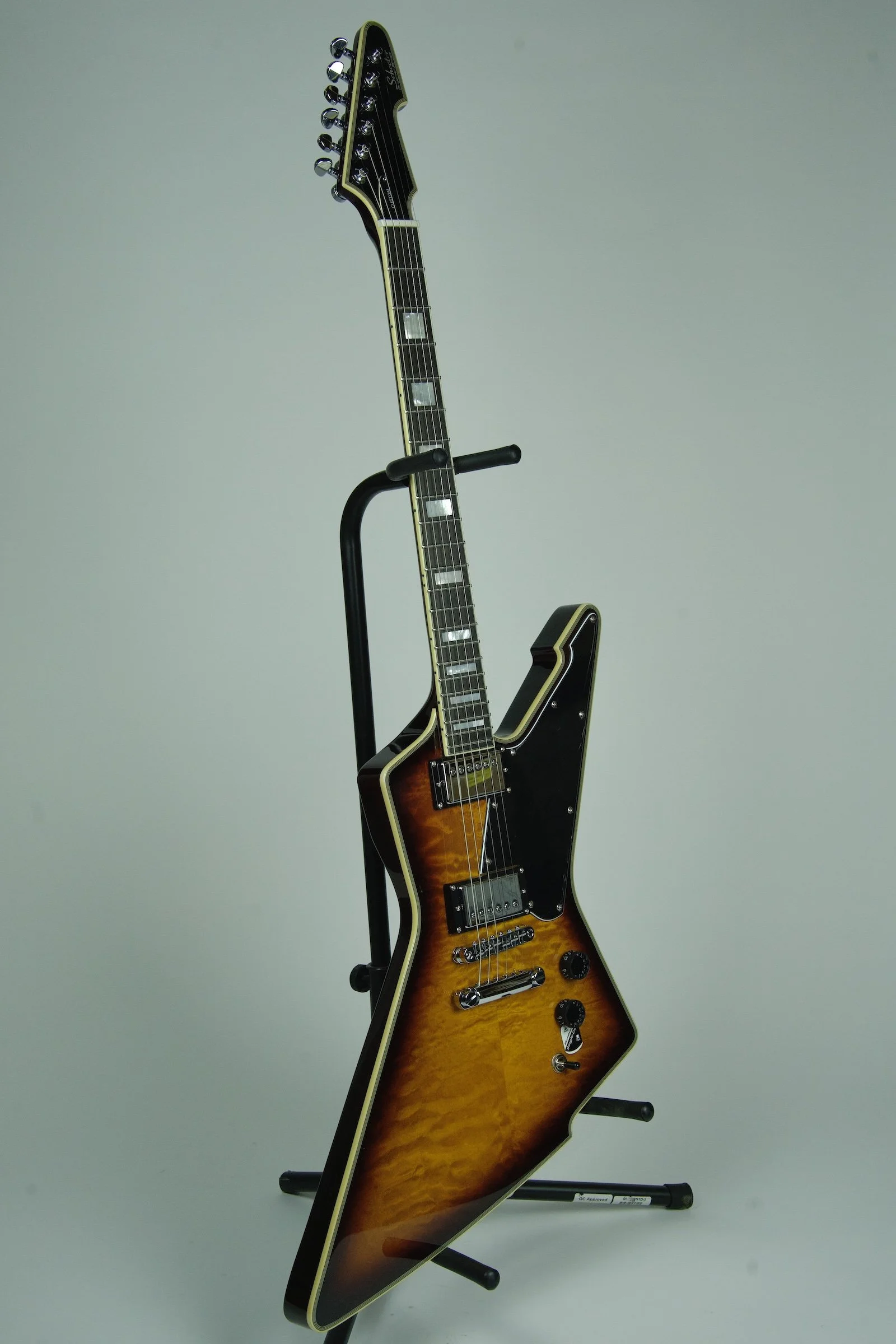 Schecter E-1 Custom Special Edition Electric Guitar - Vintage Sunburst14.jpeg