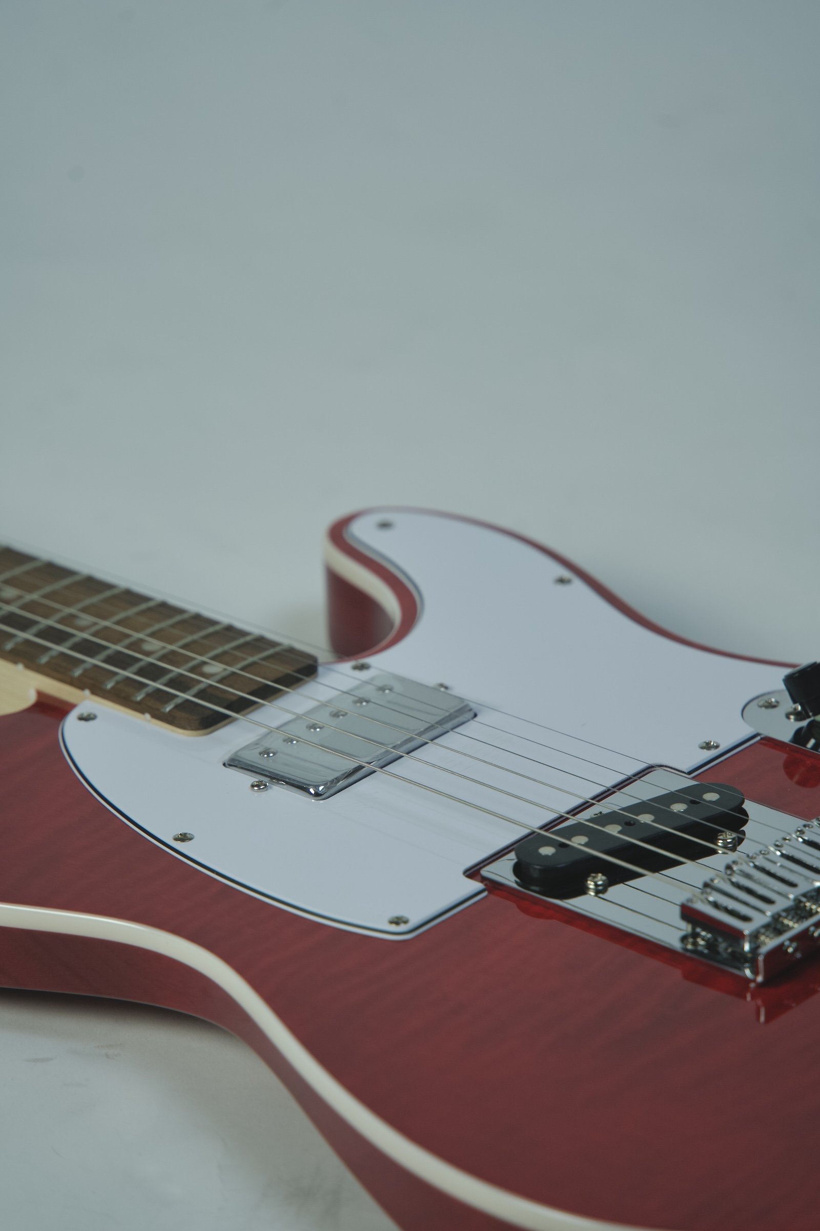Squier Affinity Series Telecaster FMT SH Electric Guitar Transparent Crimson11.jpeg