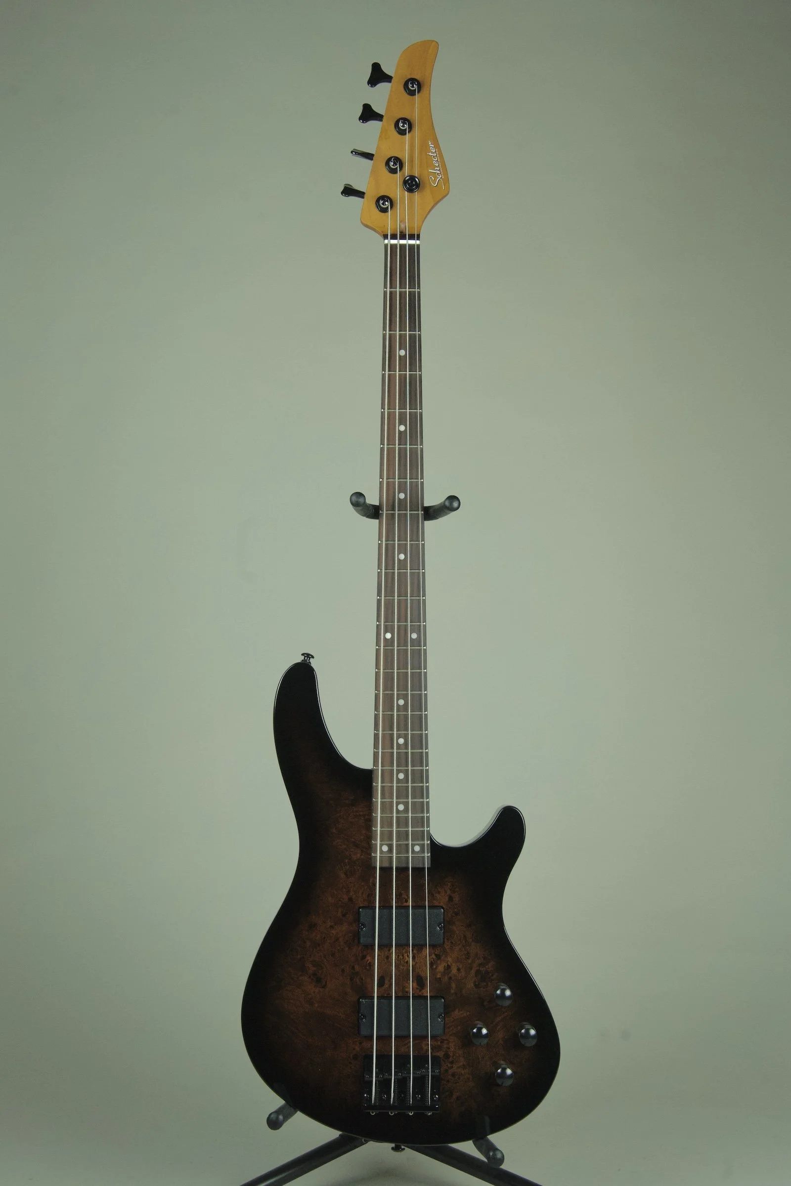 Schecter C-4 Standard Electric Bass - Tobacco Burl1.jpeg