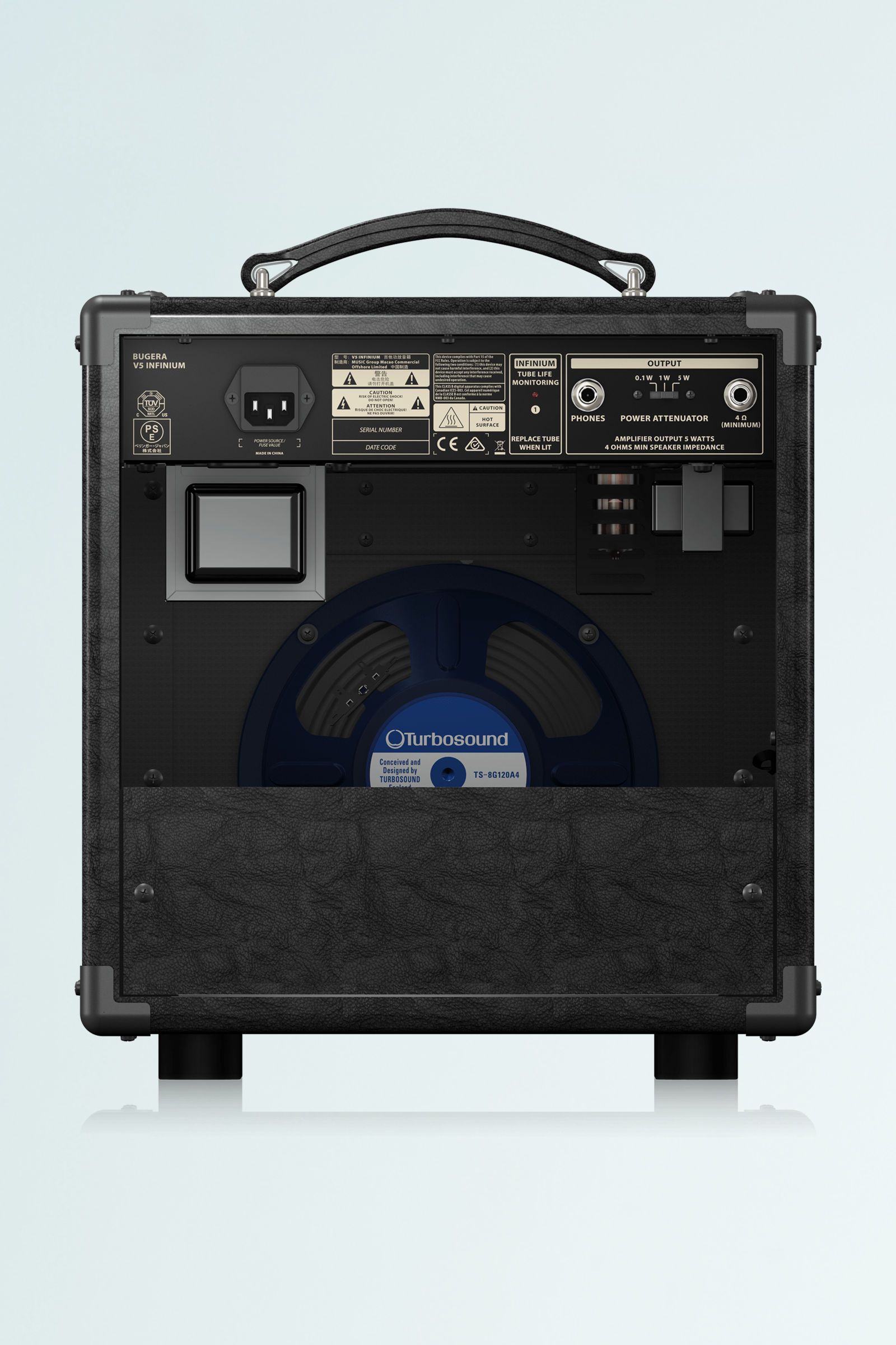 Bugera V5 Infinium 1x8-inch 5-watt Tube Combo Amp3.png