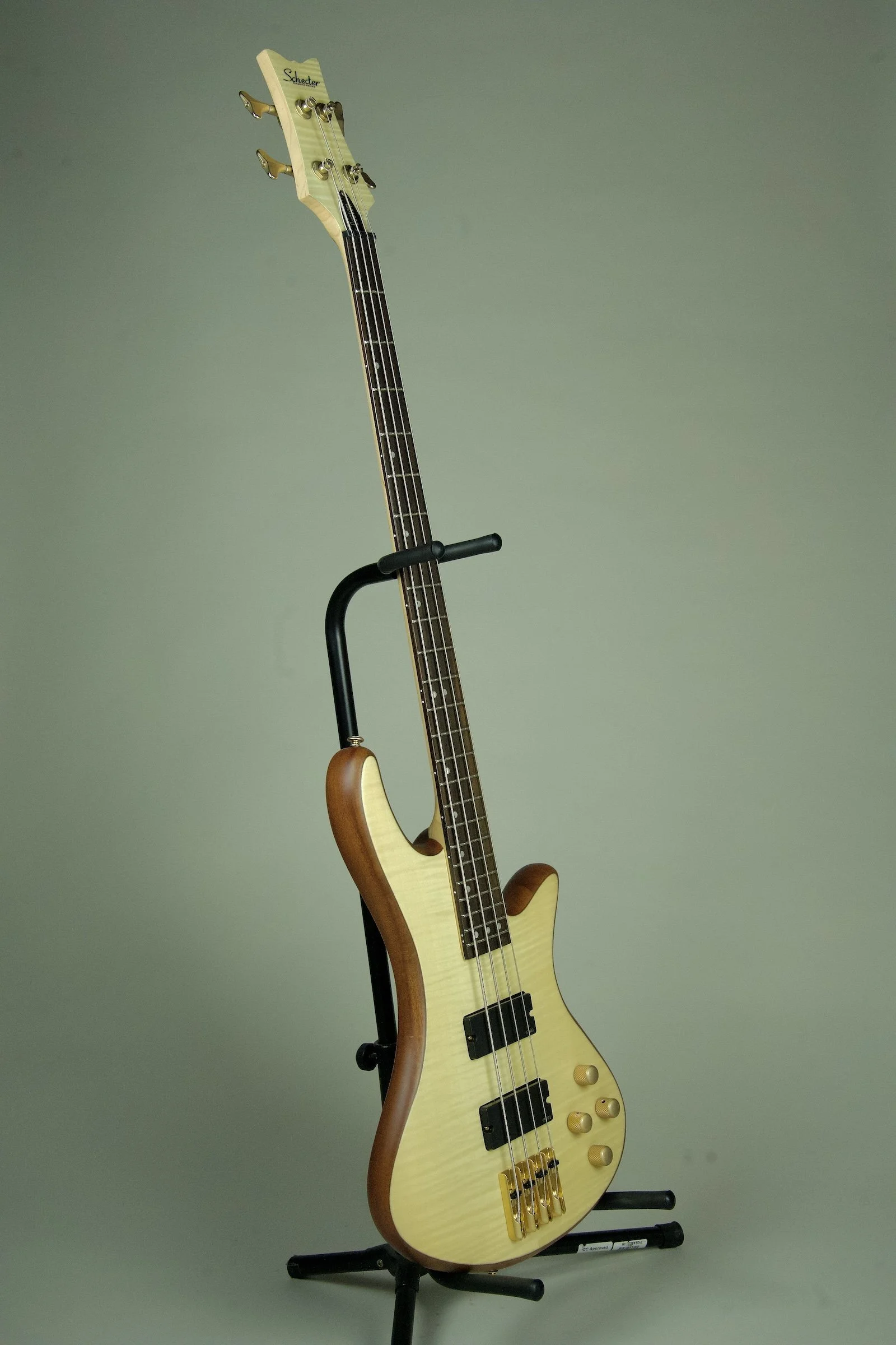 Schecter Stiletto Custom 4 Bass Guitar - Natural13.jpeg