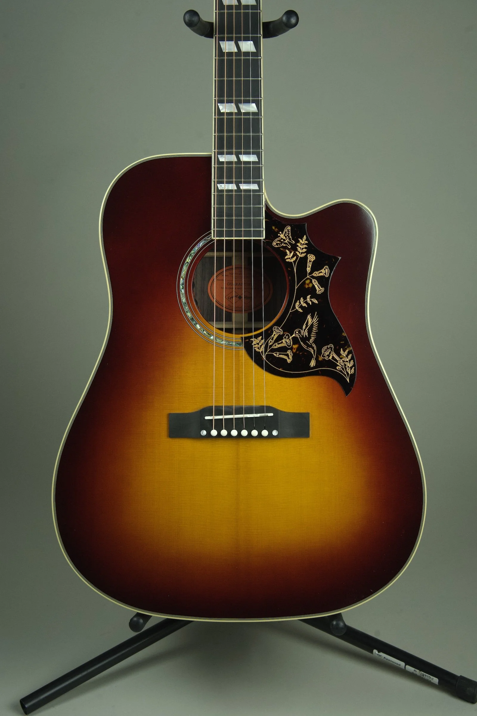Used Epiphone Hummingbird Deluxe EC Acoustic-electric Guitar - Autumn Burst