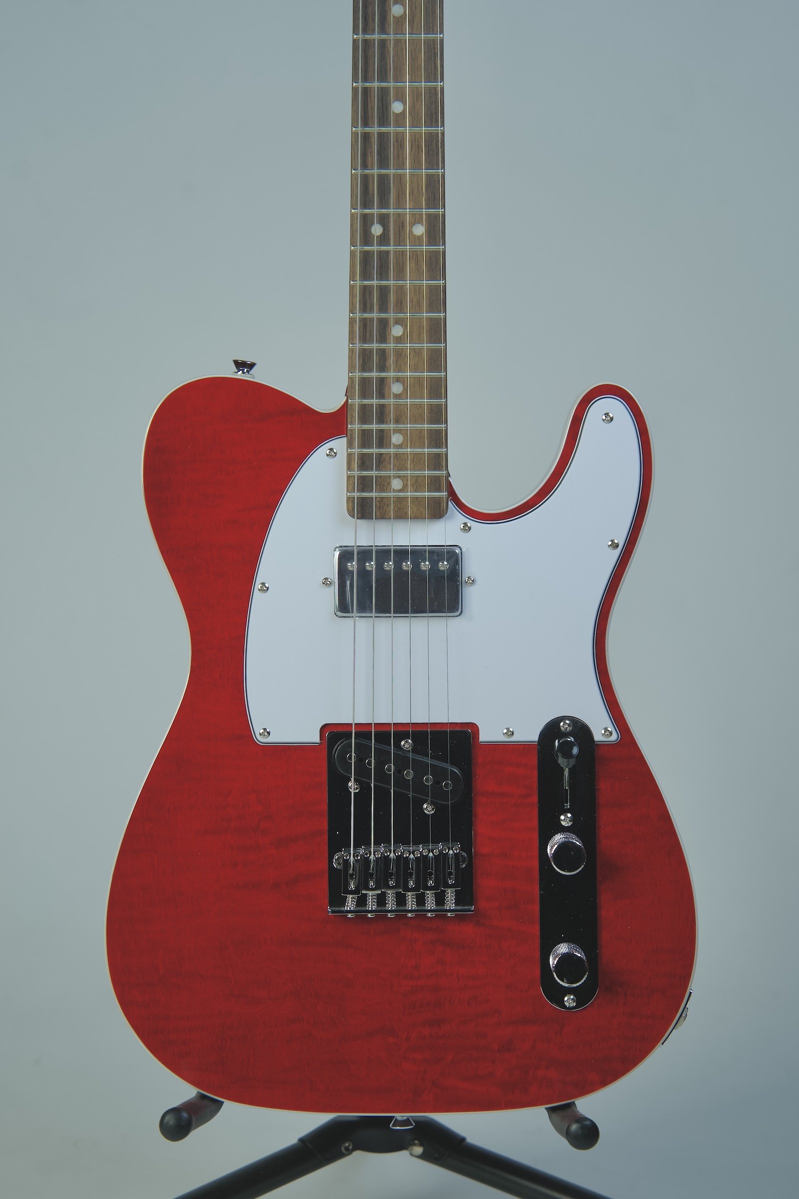 Squier Affinity Series Telecaster FMT SH Electric Guitar Transparent Crimson2.jpeg