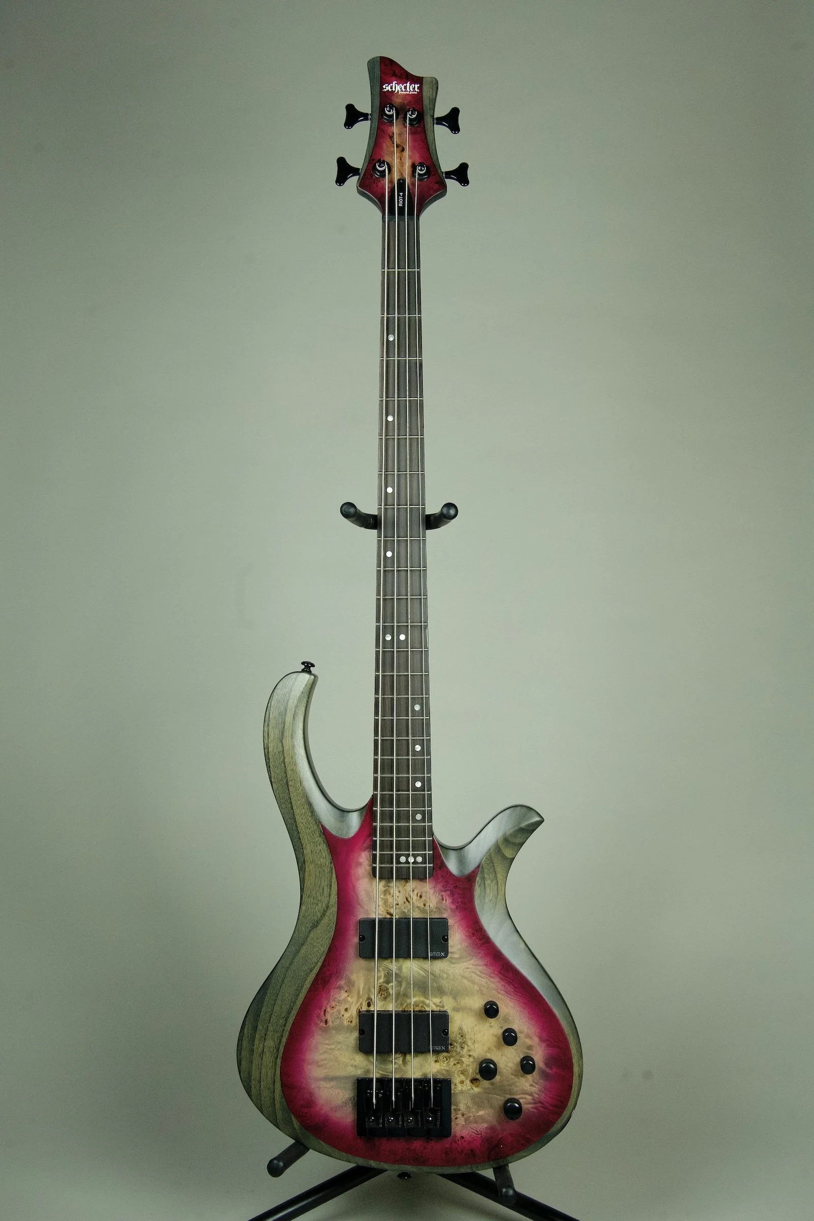 Schecter Riot-4 Bass Guitar - Aurora Burst1.jpeg