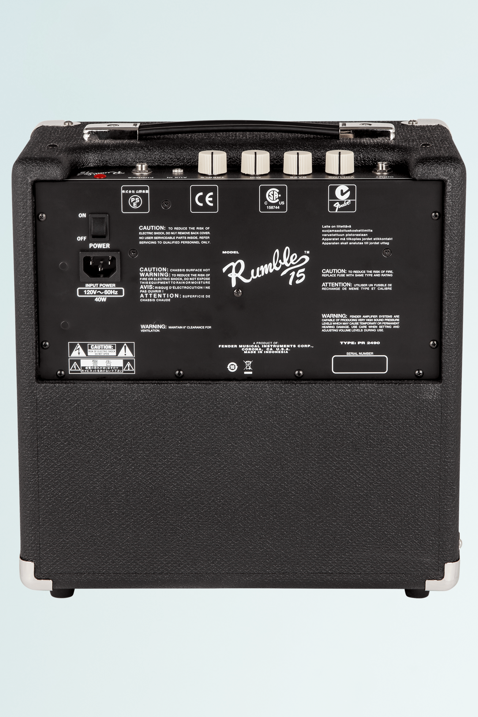 Fender Rumble 15 1 x 8-inch 15-watt Bass Combo Amp6.png