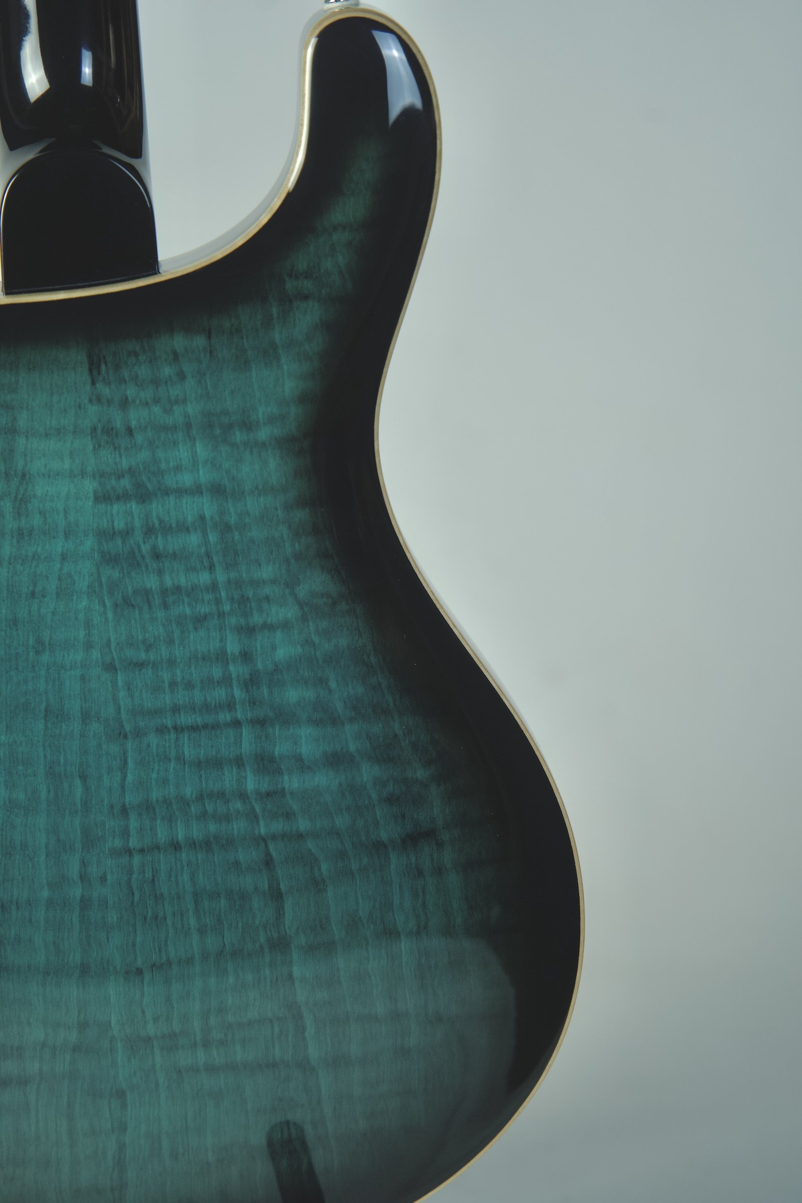 Used PRS SE Hollowbody II Piezo Electric Guitar Peacock Blue11.jpeg