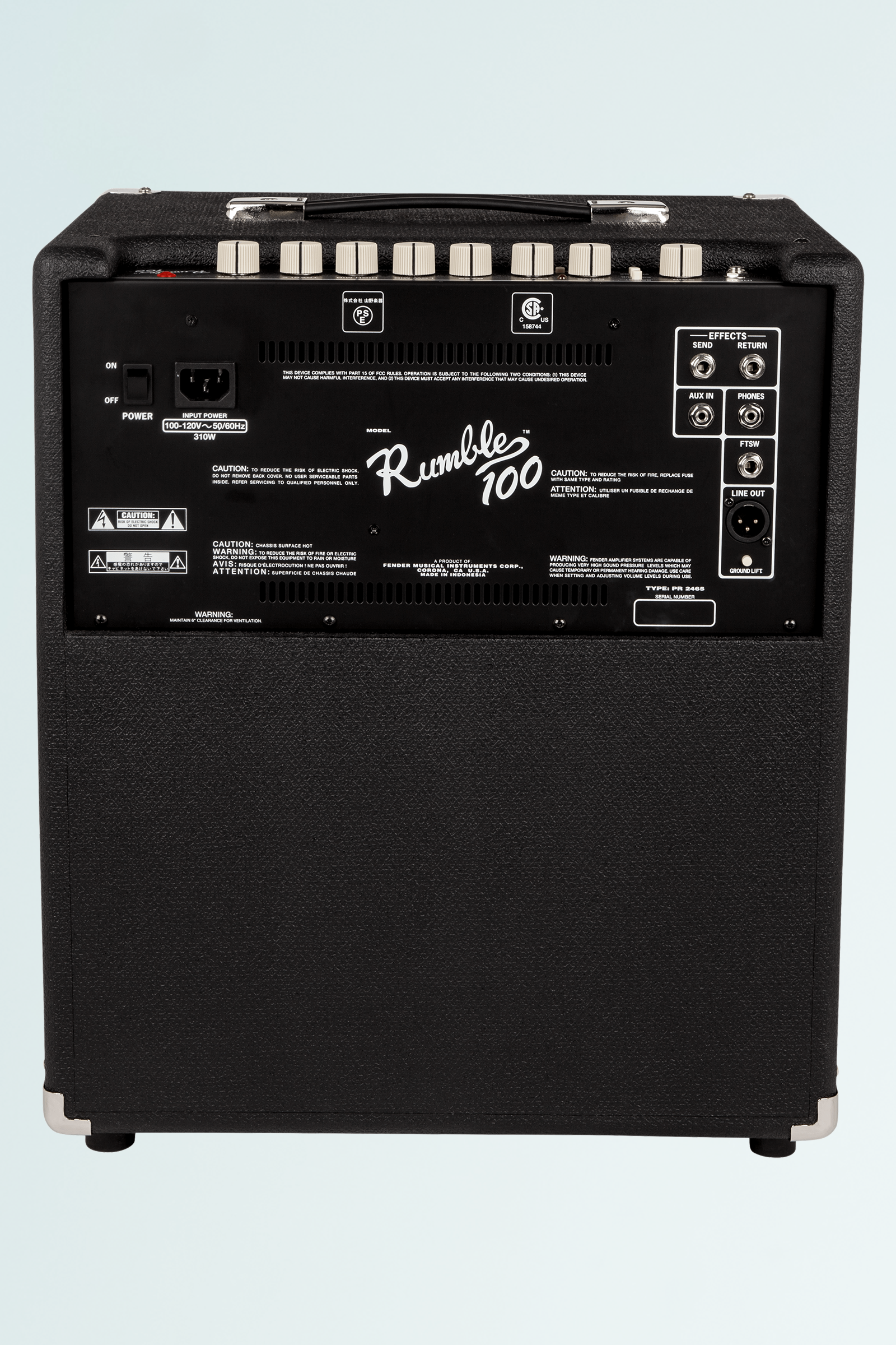 Fender Rumble 100 1 x 12-inch 100-watt Bass Combo Amp1.png