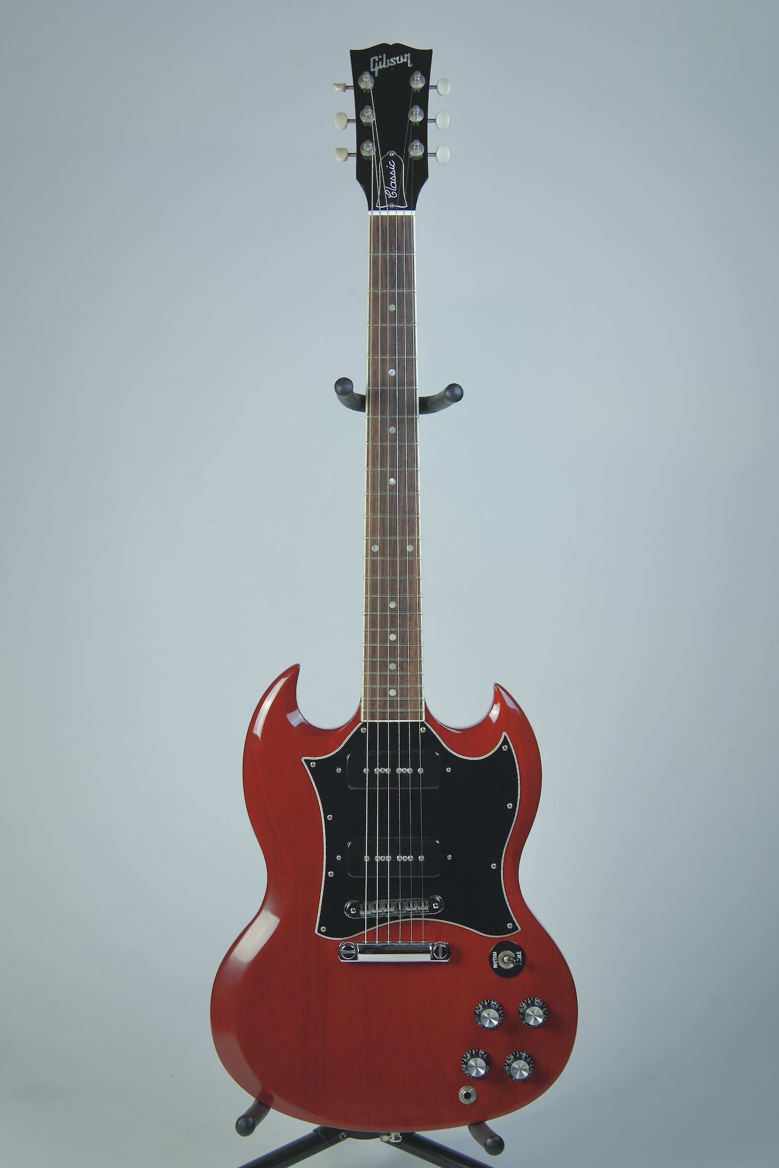 Used Gibson SG Classic Transparent Red Electric Guitar1.jpeg