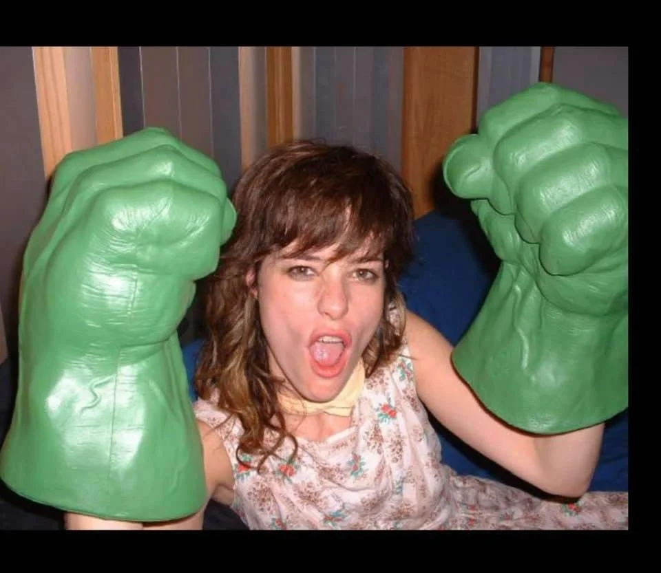 Fun in the studio with Parker Posey