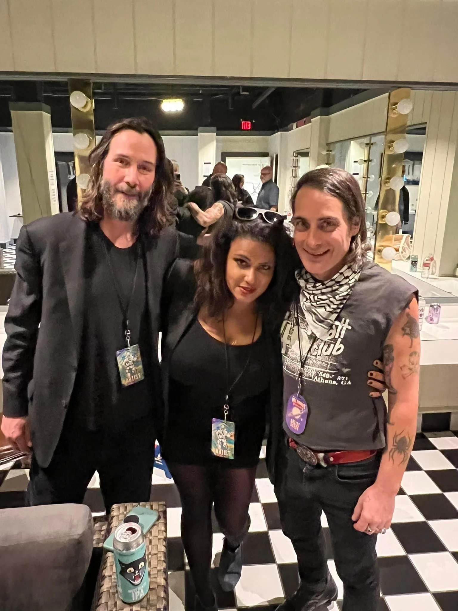 Reunited with Ruddy as Sylvia and Keanu share the same bill at The Greek Theater