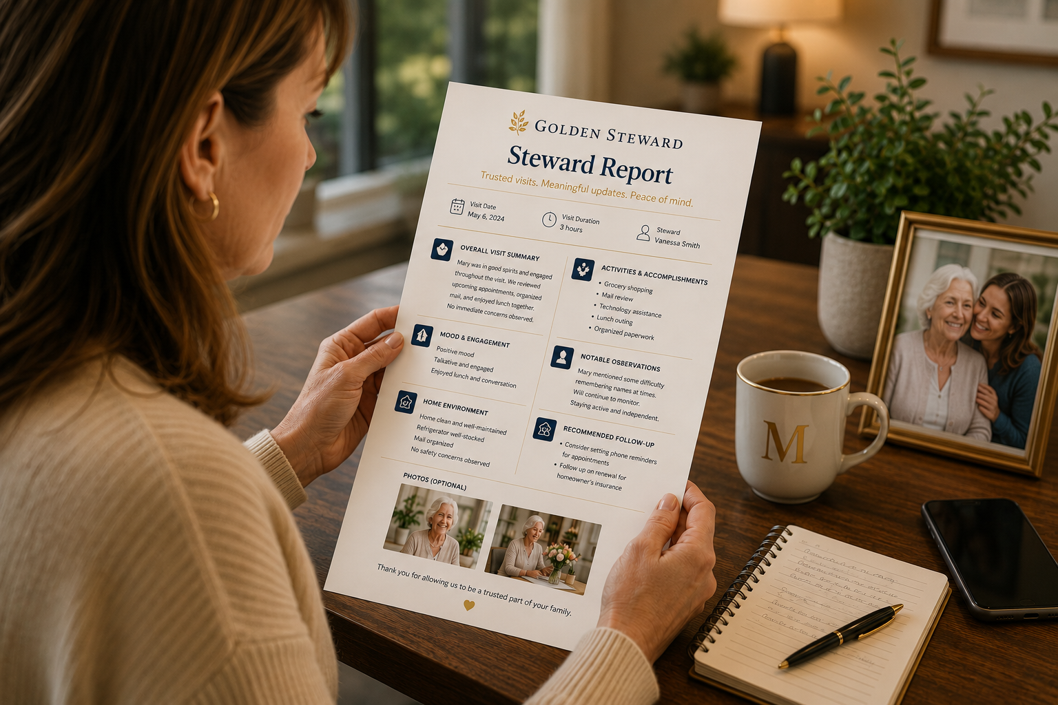 What Does a Same-Day Steward Report Include?