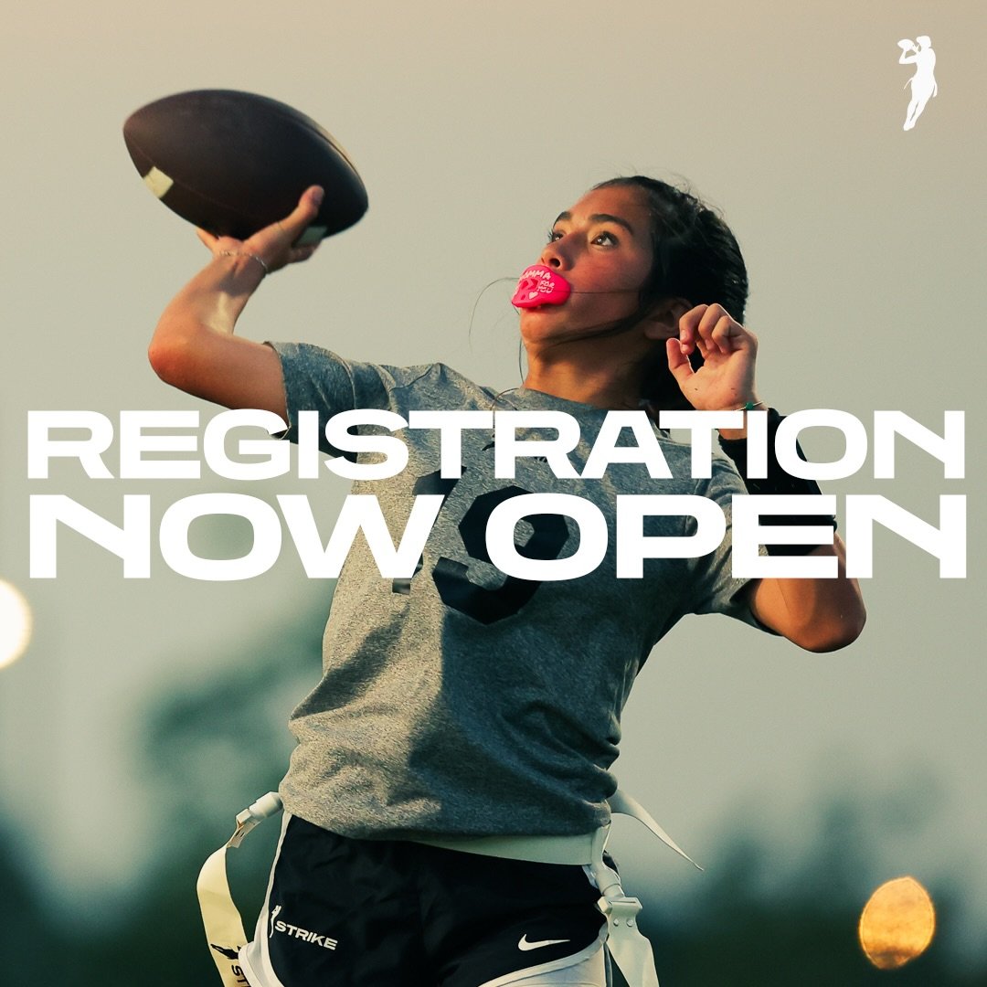Compete. Dominate. Win.

Oklahoma City girls&rsquo; flag football spring session is right around the corner.

Join us now! (Link in bio)