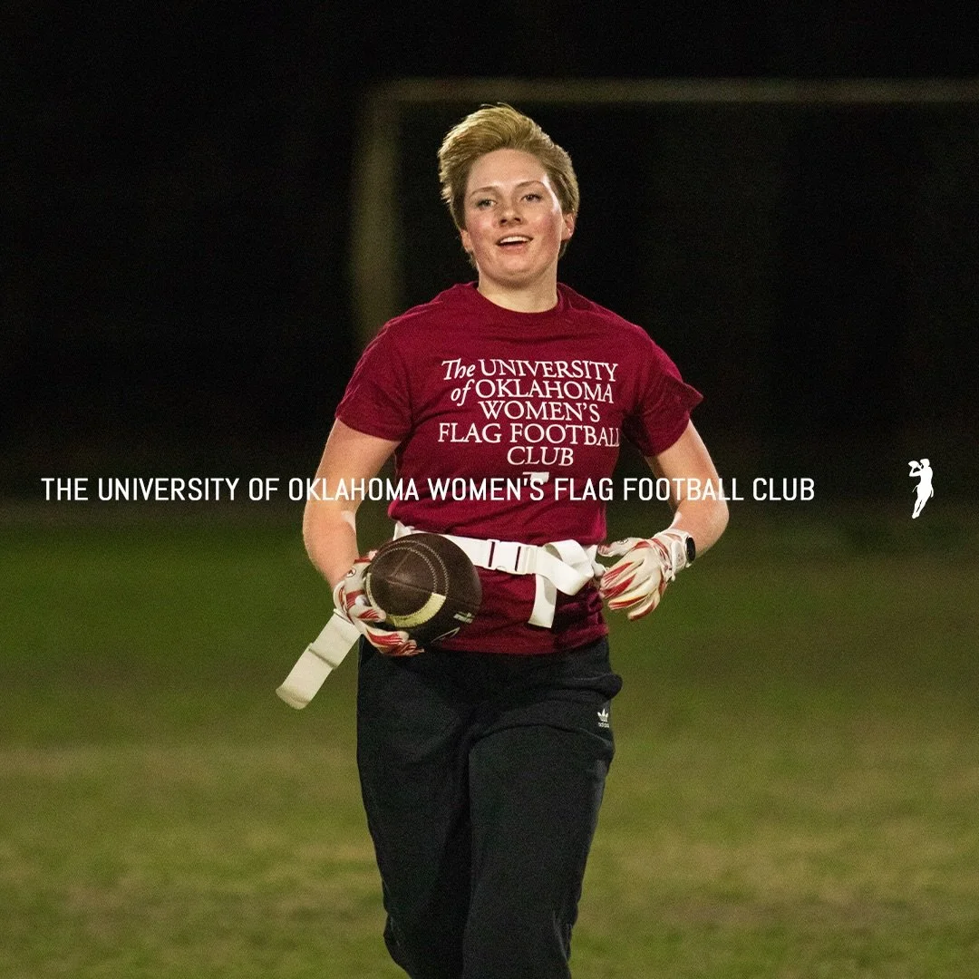 We are excited to announce that in recent months, we have collaborated with a student-led coalition from the University of Oklahoma to establish the school&rsquo;s first-ever women&rsquo;s flag football club. Together, we are now in our third week of