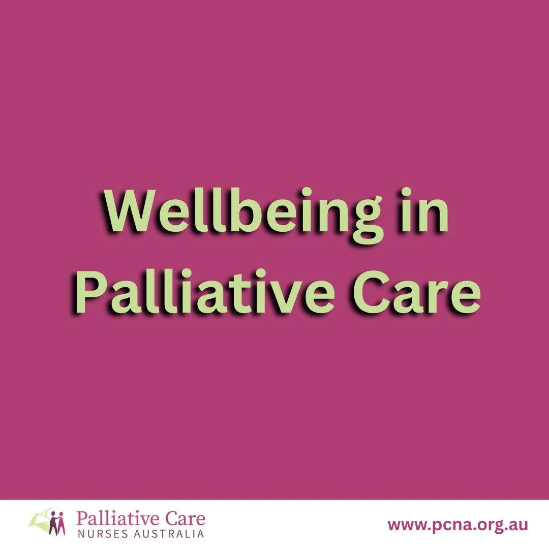 Wellbeing in Palliative Care

Working in palliative care is meaningful, complex and often deeply emotional. At PCNA, we recognise the importance of supporting the people who support others every day.

We&rsquo;re launching a four-part wellbeing serie