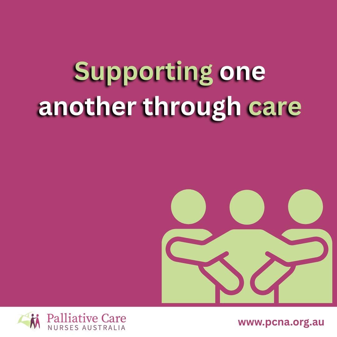Supporting one another through care

Connection with colleagues is one of the strongest supports we have in palliative care. Working alongside people who understand the emotional landscape of this work creates safety, shared strength and space to bre