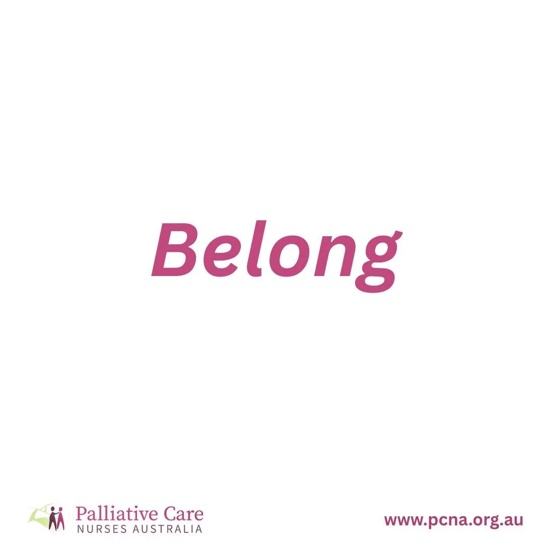 In 2026, we are focusing on Belong.

A reminder that PCNA is more than a network or an event - it is a professional home for palliative care nurses.

Belong means: this is your place.

Learn more about our community: https://bit.ly/3TwycFj

#Belong #