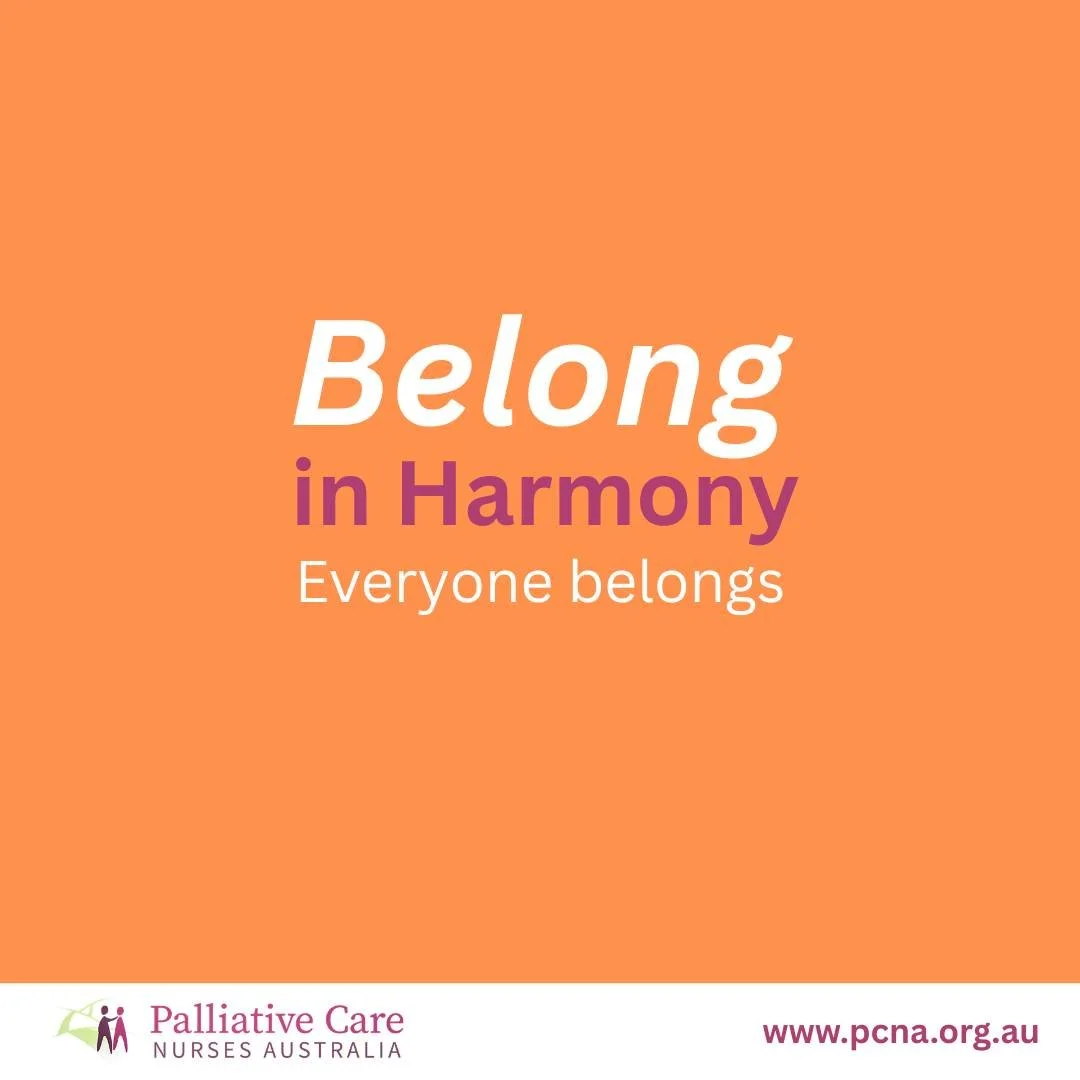 🧡 Belong in Harmony | Everyone belongs 🧡

In palliative care, we are welcomed into people&rsquo;s lives at some of their most vulnerable moments.

Every person, every family, every story is different - shaped by culture, beliefs and lived experienc