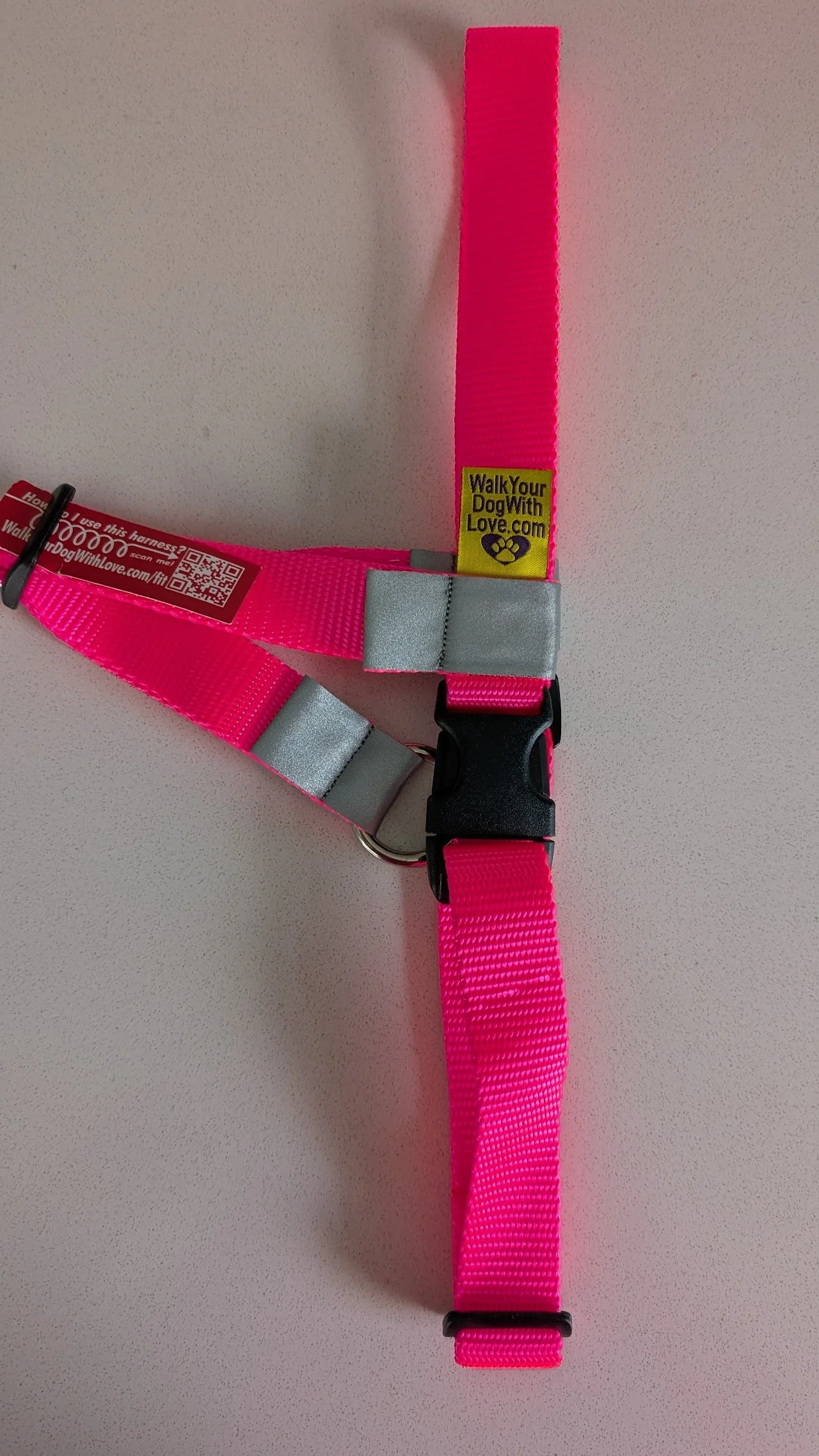 WYDWL Harness - Bright Pink XL
