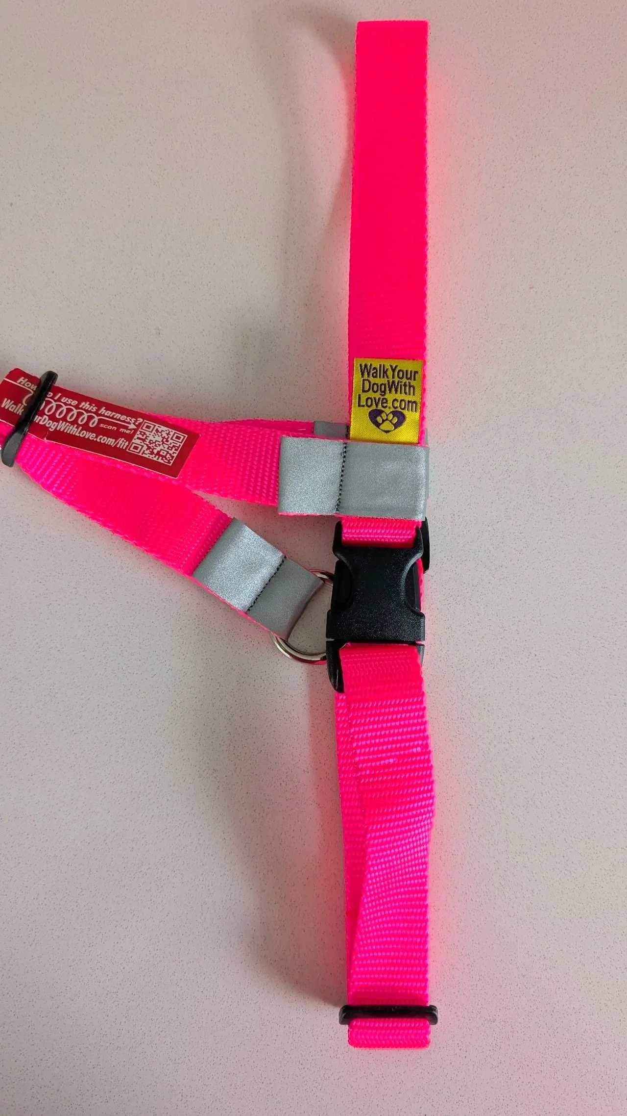WYDWL Harness - Bright Pink L