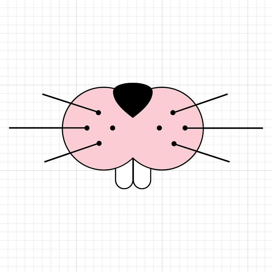 Bunny Face SVG