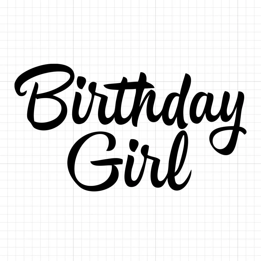 Birthday Girl SVG