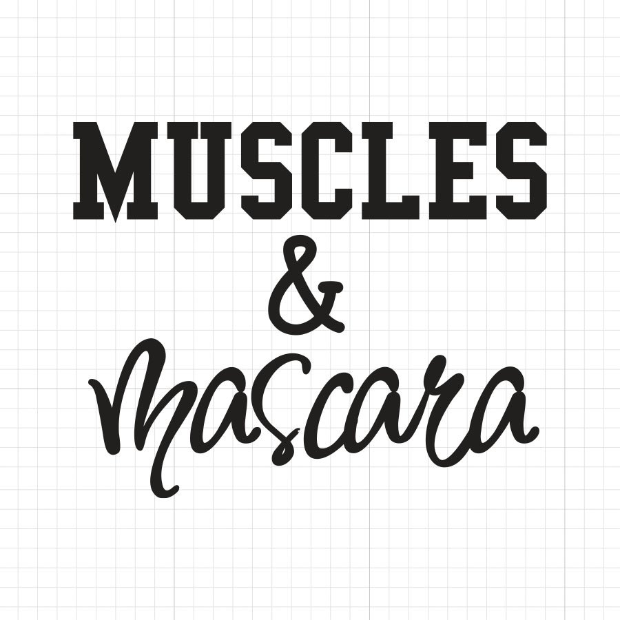 Muscles And Mascara SVG