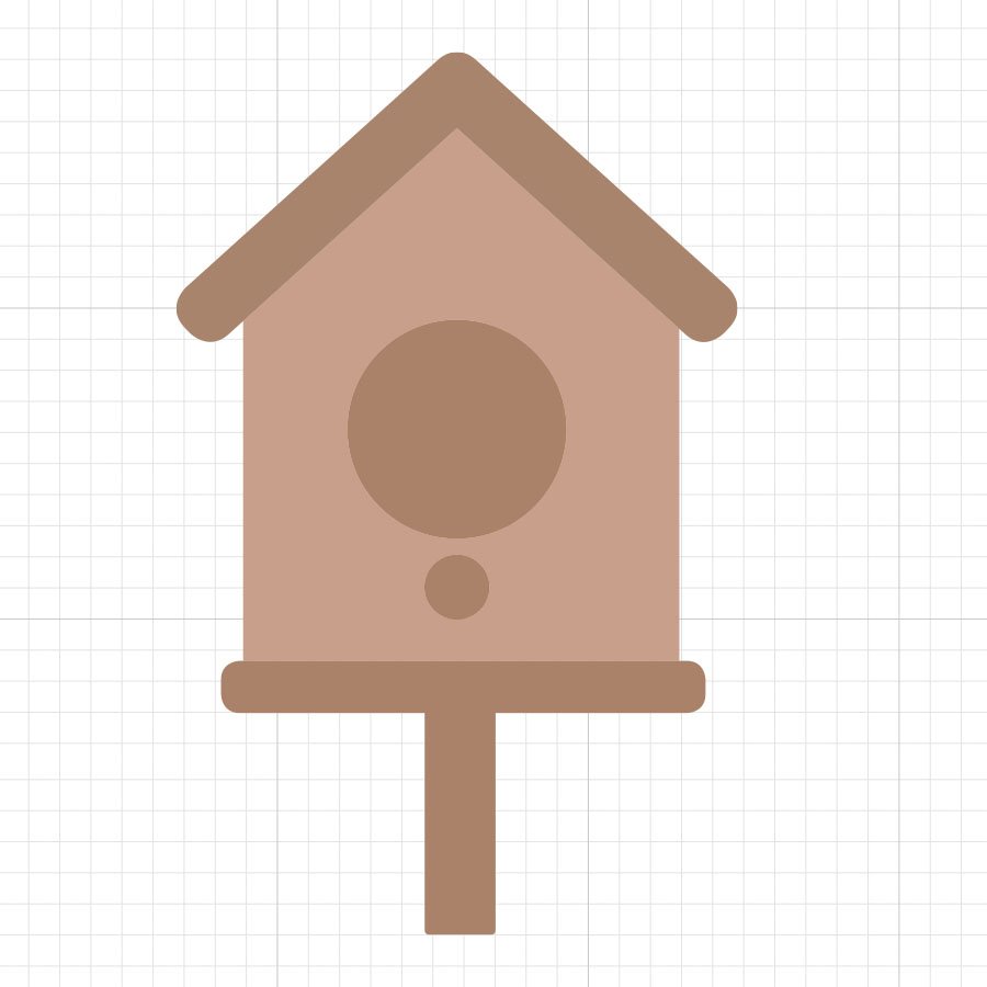 Bird House SVG