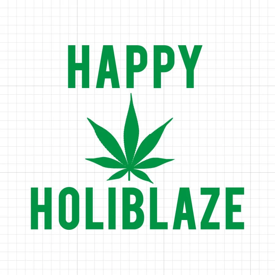 Happy Holiblaze SVG