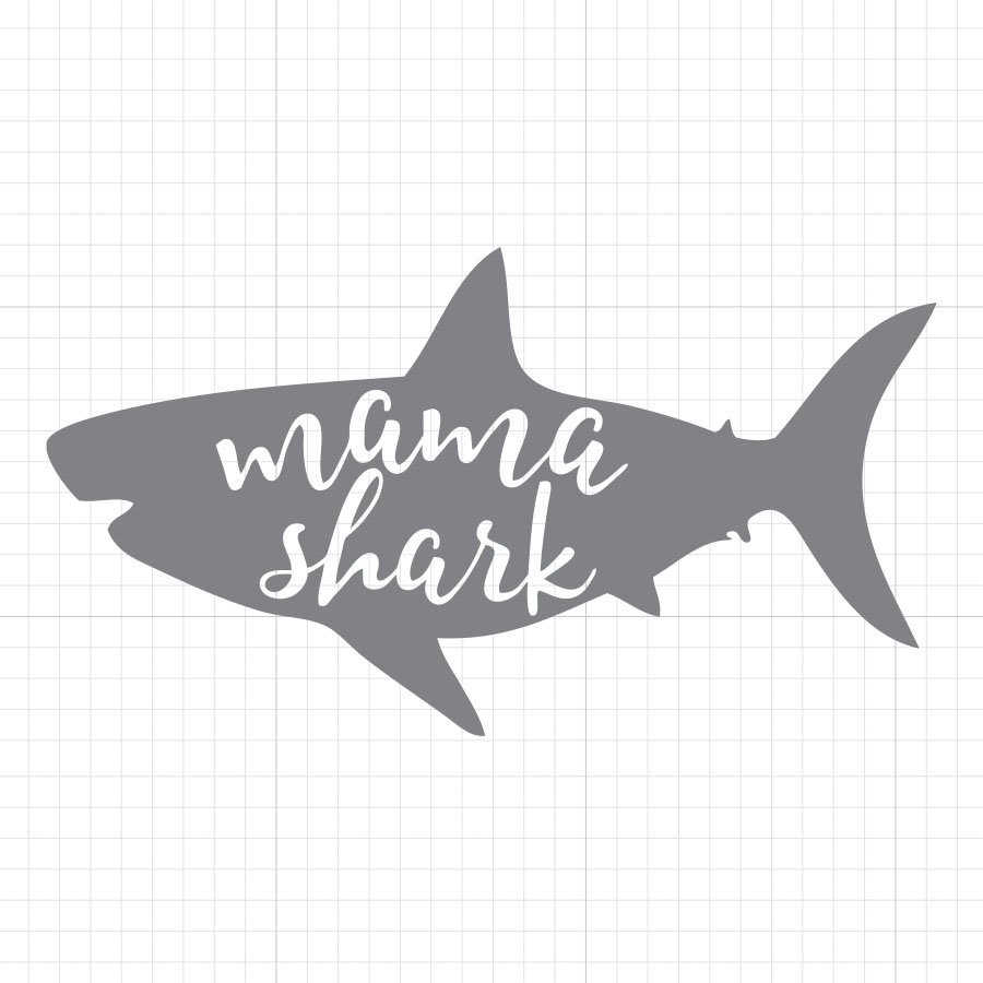 Mama Shark SVG