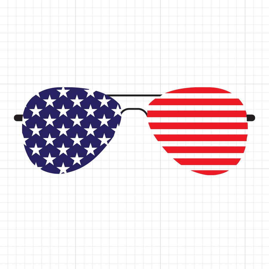 Flag Glasses SVG