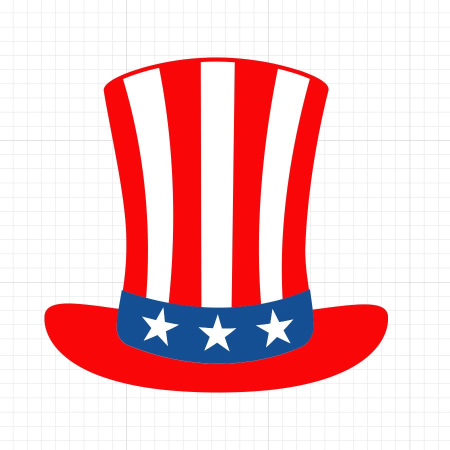 July Hat SVG