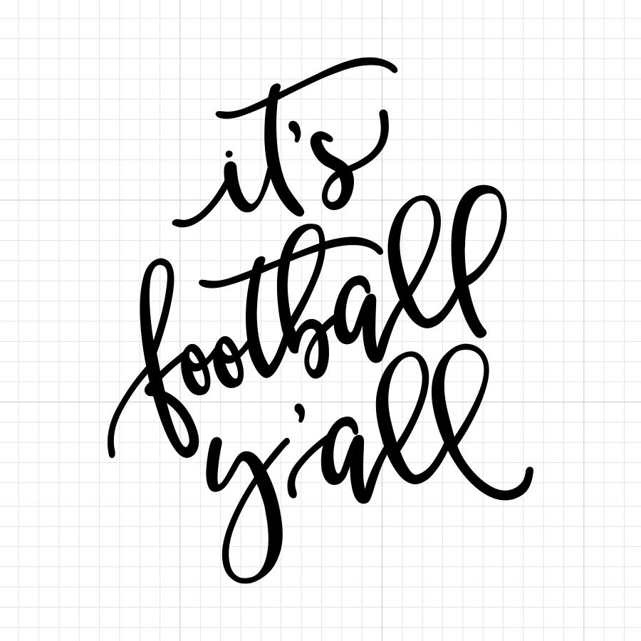 It's Football Y'all SVG