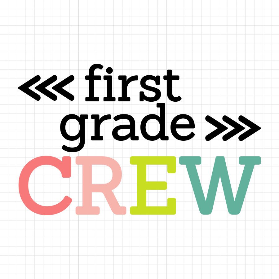First Grade Crew SVG
