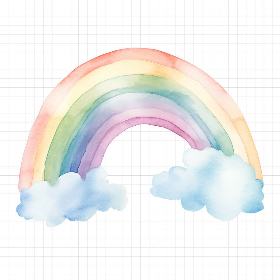 Rainbow Clouds PNG