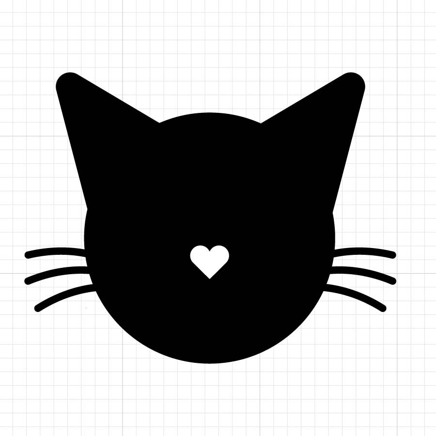 Cat Face SVG