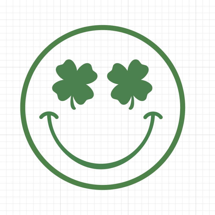 Clover Face SVG