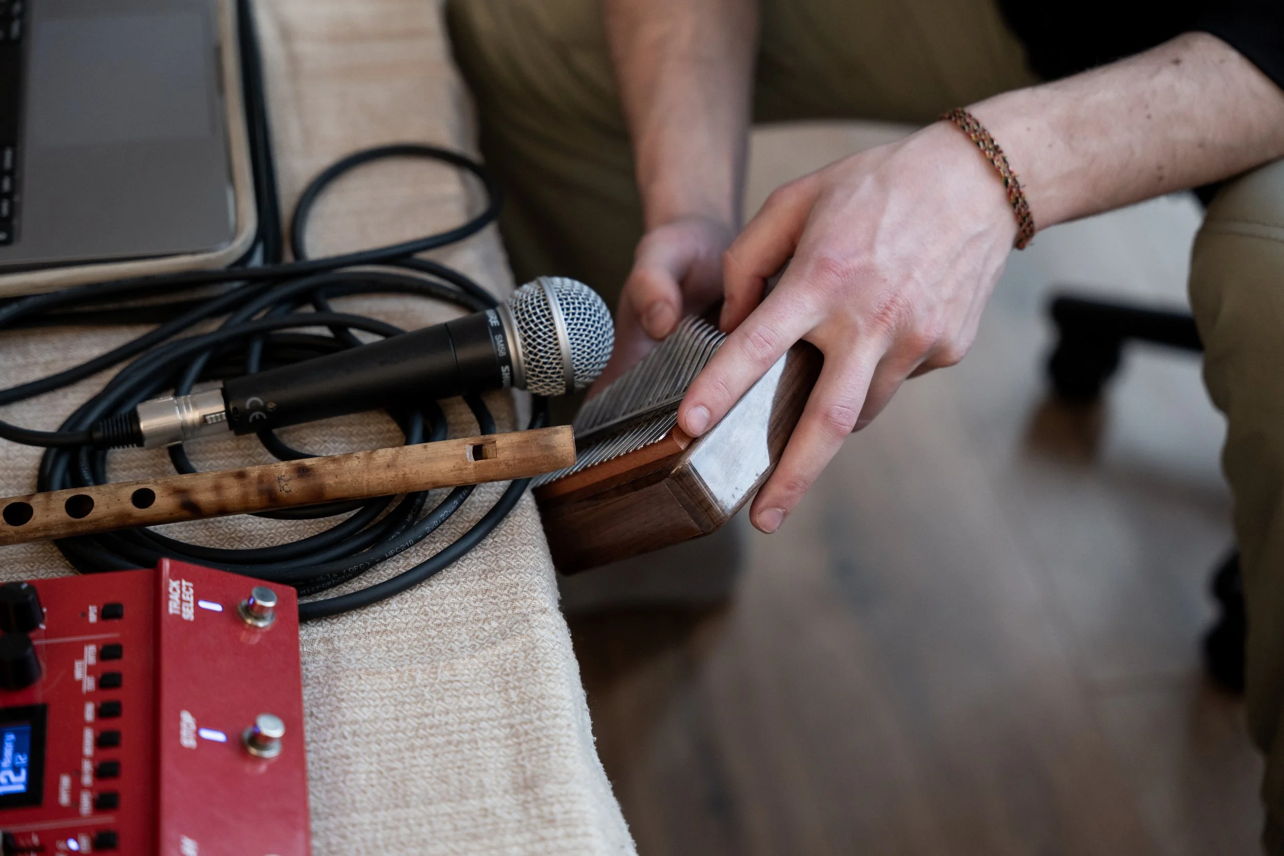 Raffaele Lorenzo Ricciardi Microphone