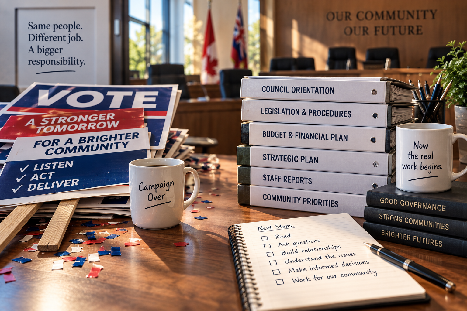 Council, Explained: The Campaign Ends, Homework is Assigned, and the Work Begins.&nbsp;