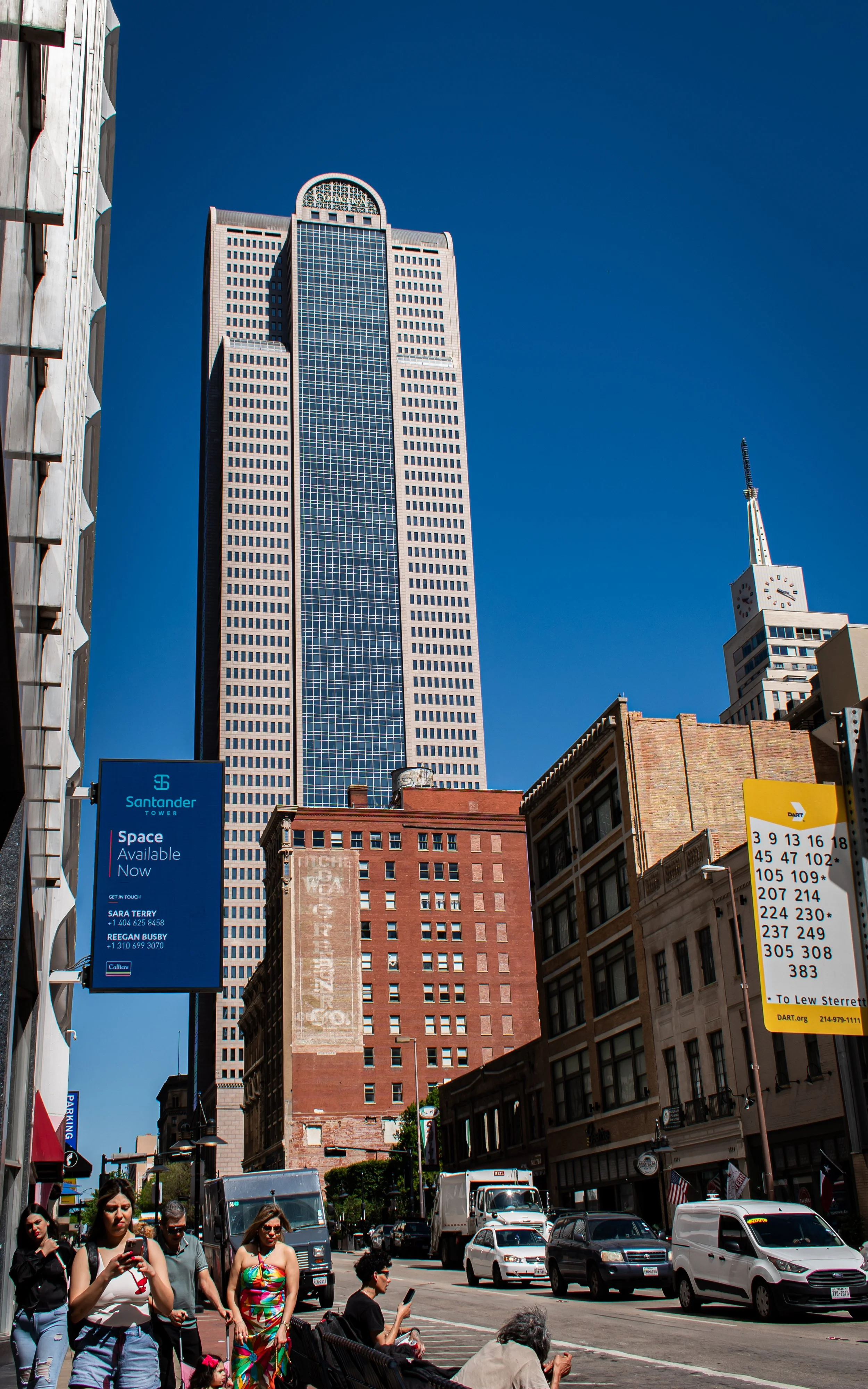 Shot in downtown Dallas on 5 April 2024.