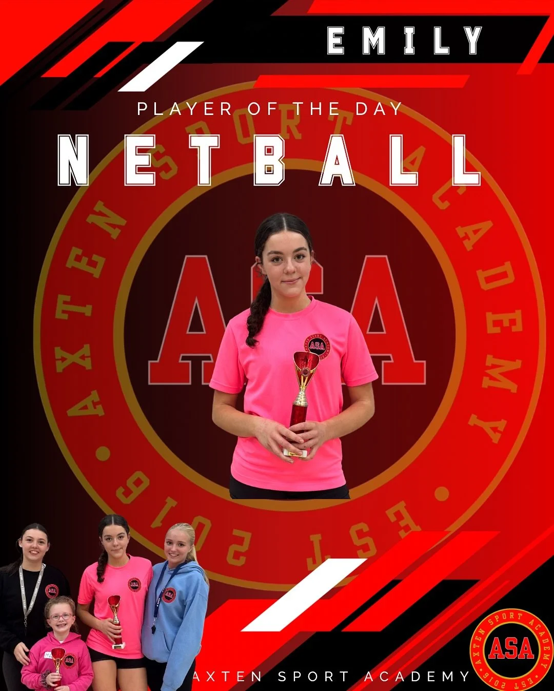 EMILY 
My player of the day goes to this girl because of her phenomenal match play! She was so inclusive to everyone in our group, willing to work with lots of new people and make them feel welcome ❤️ I have coached this player before at previous cam