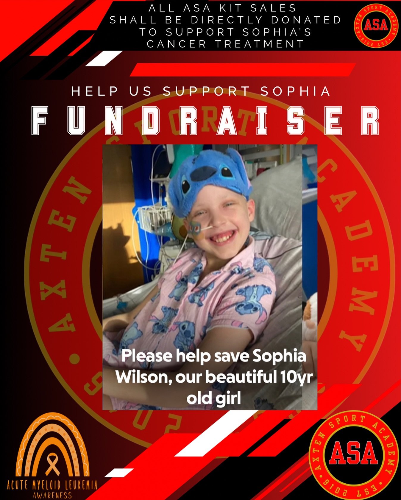PLEASE SHARE &amp; SUPPORT &hearts;️
https://gofund.me/be5c0c067

The loved ones of a very brave local little girl reached out to us to help raise awareness of their fundraising campaign for her much-needed cancer treatment.

I know all of our Axten 